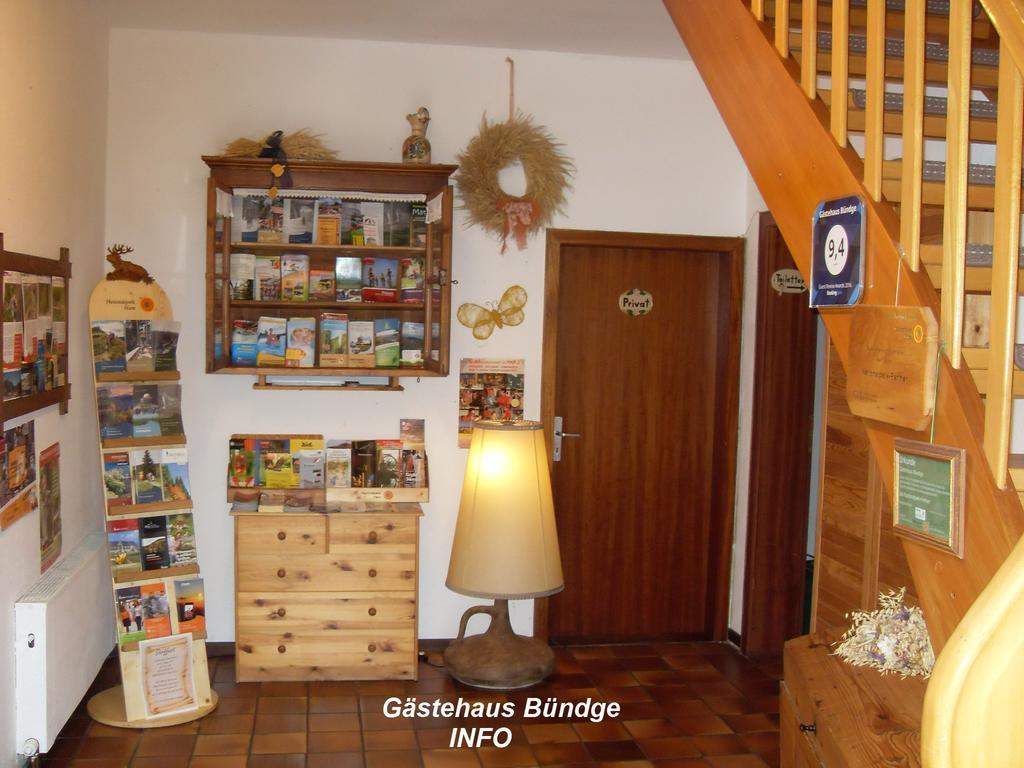 Gaestehaus Buendge Kamschlacken Extérieur photo