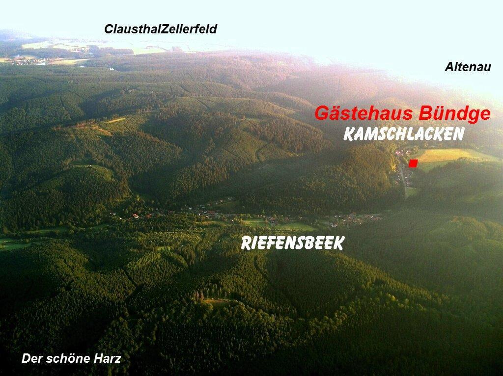 Gaestehaus Buendge Kamschlacken Extérieur photo