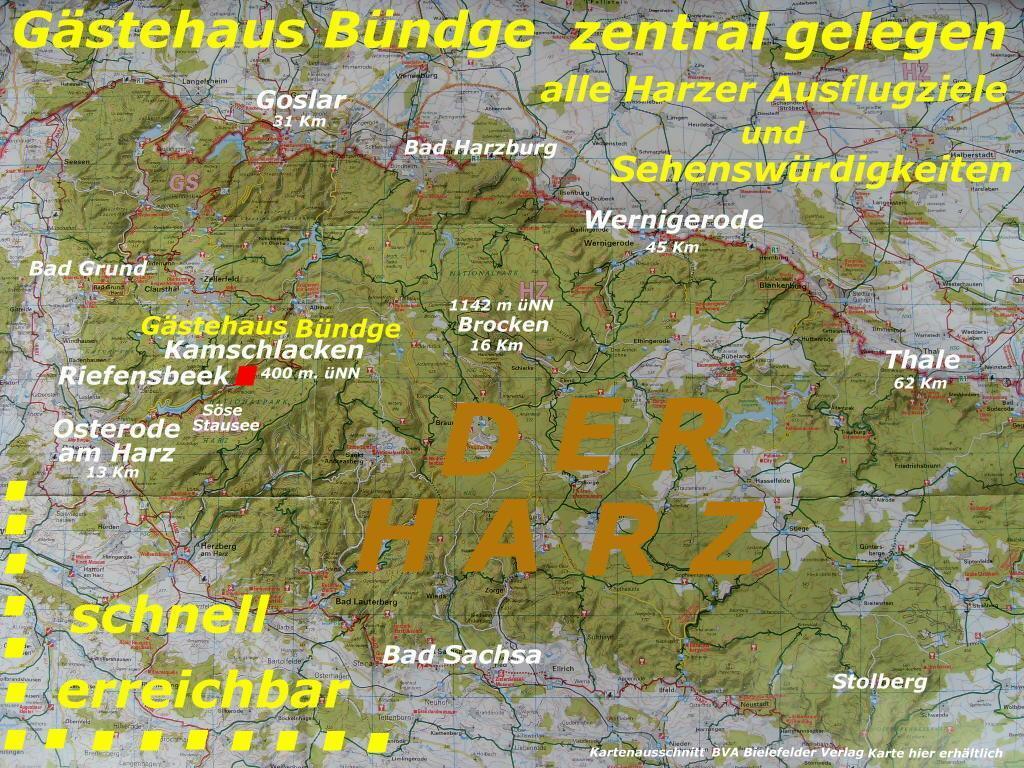 Gaestehaus Buendge Kamschlacken Extérieur photo